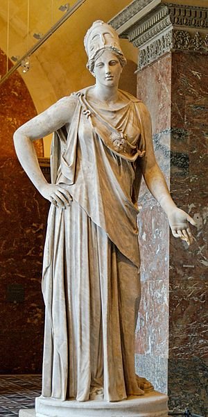 Standbeeld van Athena.